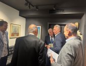 خالد فودة ومحمود حميدة يفتتحان معرض أحمد شيحا احتفاءً بالمتحف الكبير