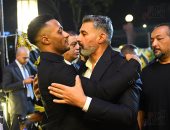 أحمد السقا وياسر جلال وريهام حجاج فى عزاء والد محمد رمضان.. صور 