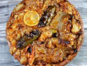 طريقة عمل طاجن ورق العنب بالكوارع