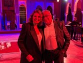 يسرى نصر الله يشارك يسرا تكريمها وحصولها على أعلى وسام فرنسى.. صورة