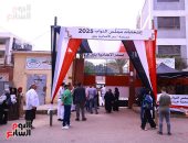 توافد الناخبين على لجان الدقى قبل بدء التصويت فى انتخابات النواب.. صور