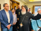 محافظ قنا يشارك في احتفالات موسم الشهيد مارجرجس بدير المحروسة