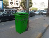 وضع صناديق قمامة جديدة فى شارع فيصل لتحسين المظهر الحضارى.. صور