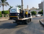 محافظة القاهرة تواصل حملاتها لضبط مركبات التوك توك والسكوتر المخالفة