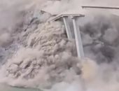 انهيار جسر عملاق يربط قلب الصين مع التبت بعد أشهر من افتتاحه.. فيديو