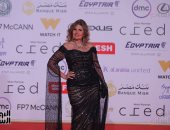 يسرا وهالة سرحان وجابي خوري بعرض فيلم المهاجر بمهرجان القاهرة السينمائي