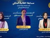 عبد الرحمن ومنة الله يفوزان بمسابقة الطالب المثالى فى جامعة بنى سويف