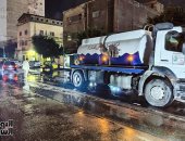 محافظ الإسكندرية: استمرار رفع درجة الطوارئ لمواجهة أمطار نوة المكنسة.. صور