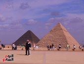 أهرامات الجيزة ترحب بالسائحين.. وفصل الخريف الأنسب