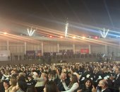 جمهور مهرجان الفسطاط الشتوي يتفاعل مع مقطوعة فيها حاجة حلوة لعمر خيرت