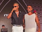 محمد رمضان لـ أحمد سعد: ربنا يقومك بالسلامة يا صاحبي وترجع لحبايبك وجمهورك