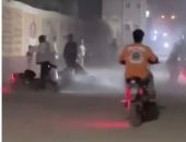 القبض على 3 صبية استعرضوا بدراجات كهربائية فى أحد شوارع بنى سويف