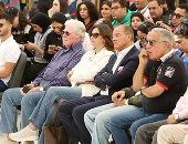 محمد السعدى وعلا الشافعى يصلان ندوة خالد النبوى بمهرجان القاهرة السينمائى