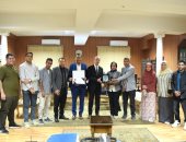 صيدلة بنى سويف تفوز بالمركز الثاني في مسابقة أفضل بوستر علمي