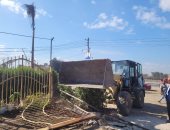 انطلاق المرحلة الثالثة للموجه 27 لإزالة التعديات على طريق الإسكندرية الزراعى