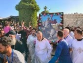 البهجة والفرحة ترسم ملامح ختام احتفالات المولد السنوى فى دير مارجرجس بالأقصر