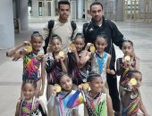 تتويج 7 بطلات من الأقصر بالذهبية فى بطولة كأس مصر لجمباز الأيروبيك تحت 8 سنوات