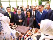 وزيرة التضامن: حريصون على دعم تسويق المنتجات اليدوية وتشجيع أصحاب الحرف.. فيديو