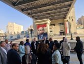 السكة الحديد تستقبل وفد جنوب أفريقيا البرلمانى بمحطتى رمسيس وبشتيل