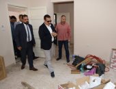 محافظ المنوفية يتفقد تجهيزات مبنى التأمين الصحى الجديد فى سنتريس