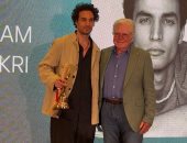 آدم بكرى بعد تكريمه من حسين فهمى: كل إنسان فلسطينى هو مصرى 