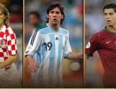 ميسي ورونالدو ومودريتش ضمن 11 نجمًا يتحدون الزمن منذ مونديال 2006
