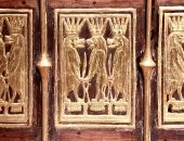 مقتنيات المتحف المصرى.. سرير من مقبرة يويا وثويا