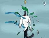 كاريكاتير اليوم السابع يسلط الضوء على التواجد الإسرائيلى فى الشرق الأوسط