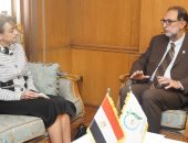  رئيس الهيئة القومية لسلامة الغذاء يستقبل سفيرة جمهورية رومانيا بالقاهرة