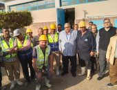 رئيس صرف صحى القاهرة الكبرى يتفقد محطتى رفع بهتيم وبيجام بشبرا الخيمة