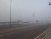 غلق الطريق الصحراوي بالإسكندرية بسبب شبورة كثيفة تعيق الرؤية