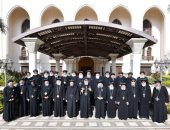 البابا تواضروس الثانى يلتقى مقررى اللجان المجمعية.. صور