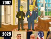 هل مسلسل عائلة سيمبسون تنبأ بزيارة رونالدو للبيت الأبيض؟ شات جى بى تى يجيب