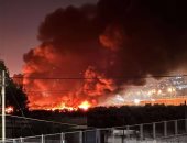 مستوطنون يشعلون النار فى مستودع للسيارات بحوارة جنوبى نابلس