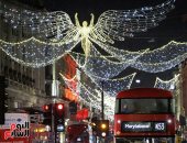 شوارع العاصمة البريطانية لندن تكتسي بالأضواء احتفالا بالعام الجديد