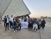 جامعة المنصورة الجديدة تنظم أول زيارة علمية وثقافية للمتحف المصرى الكبير.. صور