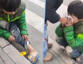 تعاطف واسع مع طفلة صينية تبحث عن الطعام وسط البرد القارس.. وتدخل حكومى