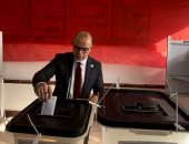 رئيس هيئة الرقابة المالية يدلى بصوته فى انتخابات مجلس النواب 2025