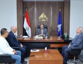 محافظ دمياط يناقش الخطة الحالية والمستقبلية لشركة طاقة غاز