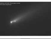 المذنب أطلس ينقسم إلى ثلاثة أجزاء بعد اقترابه من الشمس