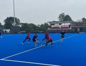 خسارة منتخب الهوكى تحت 21 سنة وديا أمام إنجلترا استعدادا لكأس العالم