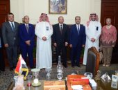 وفد الهيئة السعودية للتخصصات الصحية فى زيارة رسمية موسعة لكلية طب قصر العينى
