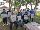 ملتقى الأقصر الدولى للتصوير يدعم طلبة المدارس الصناعية والفندقية.. صور