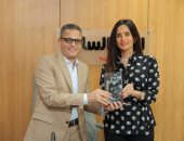 اليوم السابع يُكرم زينة على دورها فى مسلسل ورد وشوكولاته.. صور