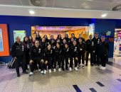 بعثة سيدات اليد تتوجه إلي بطولة العالم.. صور  