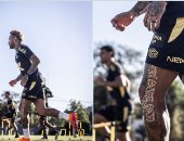 نيمار يغامر بـ ركبته ويشارك في مران سانتوس من أجل حلم المونديال 