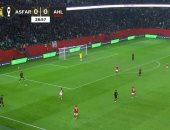 الجيش الملكى يسجل الهدف الأول فى شباك الأهلى من متابعة ركلة جزاء