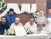 أحمد حمدى يحتفل بعقد قرانه على شهد مكرم لاعبة الكرة النسائية بالزمالك