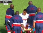 الزمالك يحافظ على تقدمه أمام كايزر تشيفز 1-0 بعد 60 دقيقة وإصابة الجزيرى