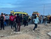 إصابة 13 فتاة إثر انقلاب ميكروباص على طريق الصالحية الجديدة الإسماعيلية
